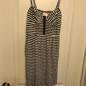 Stripe Charcoal Dress